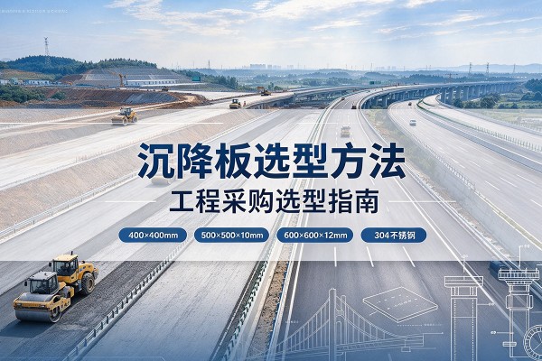 秦淮沉降板选择方法