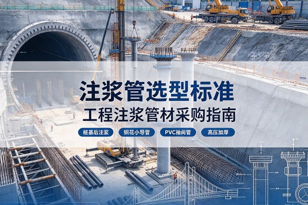 秦淮注浆管选型标准