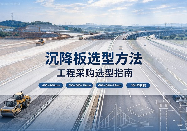 秦淮沉降板选择方法