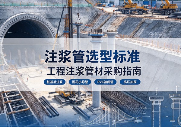 秦淮注浆管选型标准
